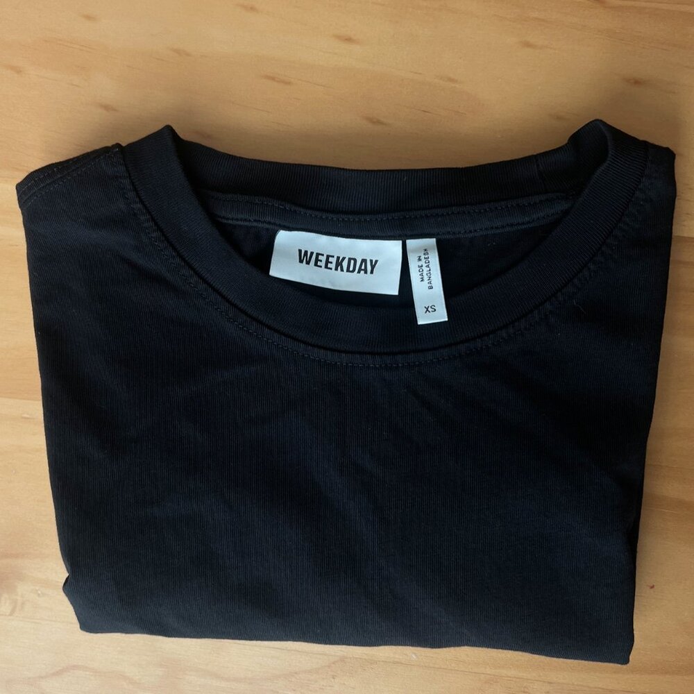 Weekday Perfect Black Tee